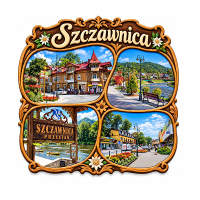 Szczawnica, magnes z Pienin, Pieniny, magnes na lodówkę, góralskie